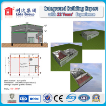 Construction Design Steel Structure Warehouse Steel Structure Two Story Building
